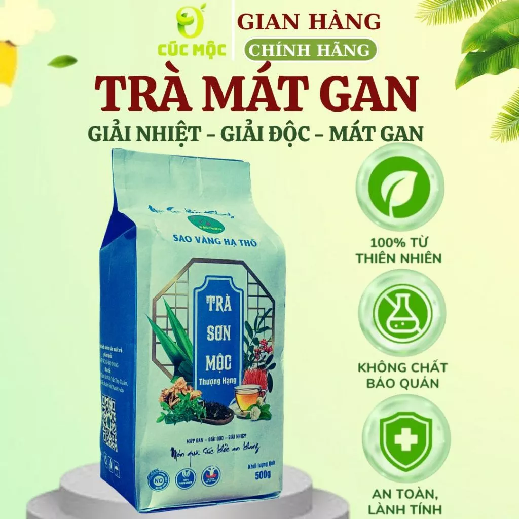 ソンモック肝臓デトックスハーブティー 500g – 体内浄化、美肌、ニキビ改善