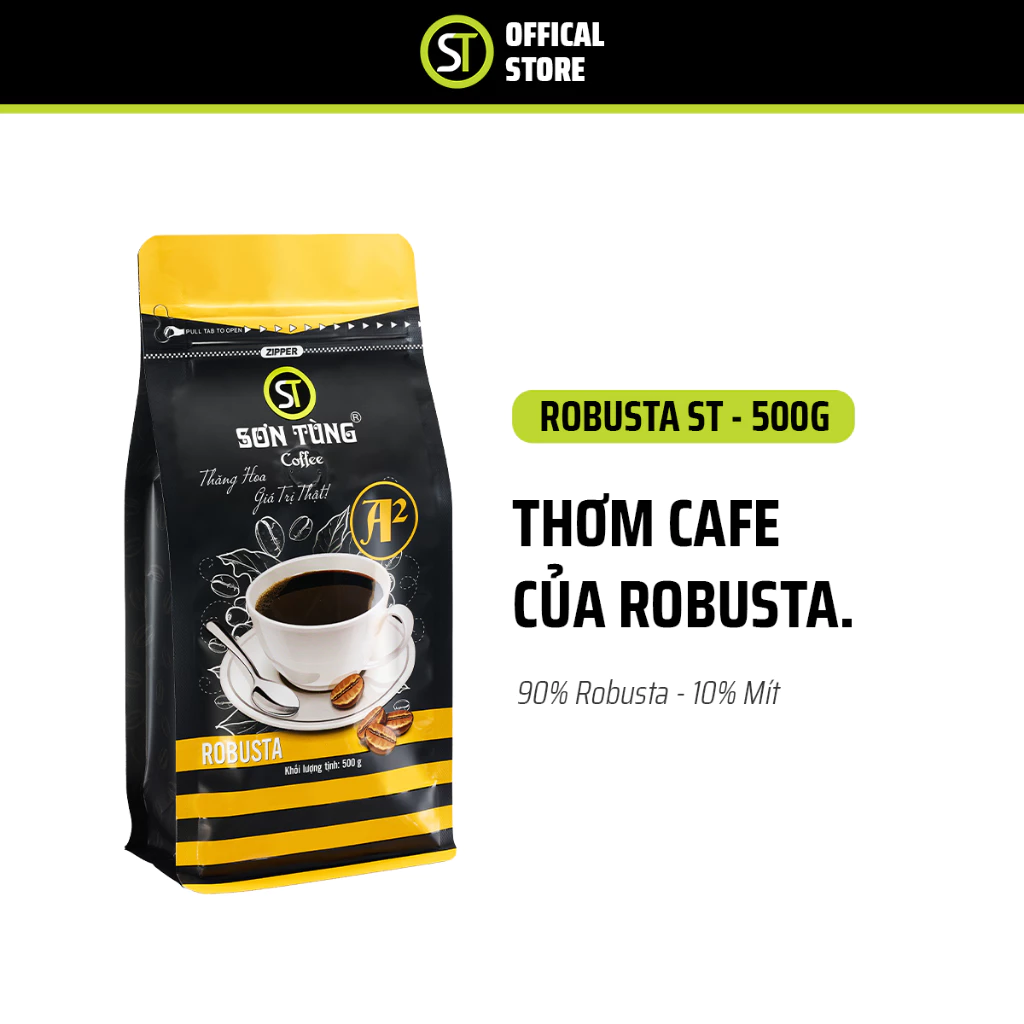 ソン・トゥンコーヒー 伝統ロブスタST フィルター用コーヒー 10kg 業務用パック (500g x 20袋)