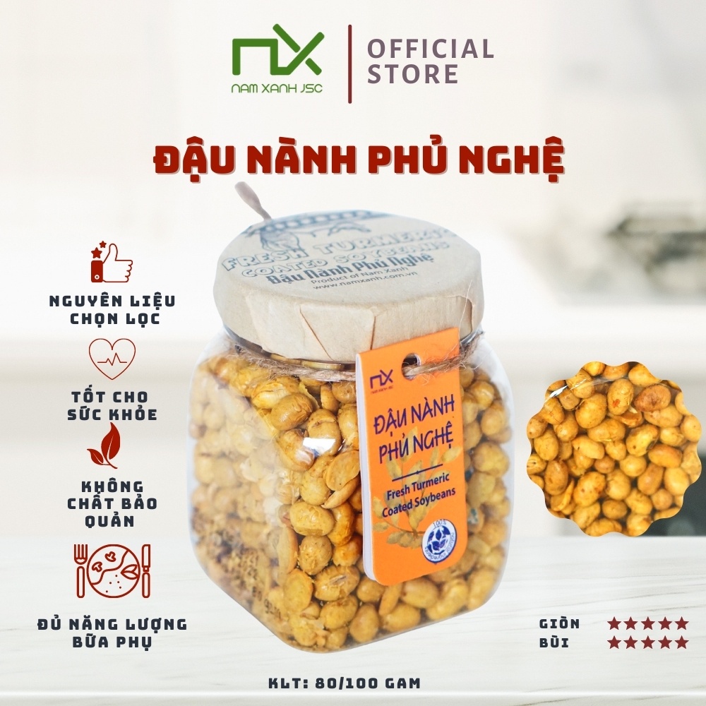 大豆 ターメリック入 80g/100g Nam Xanh