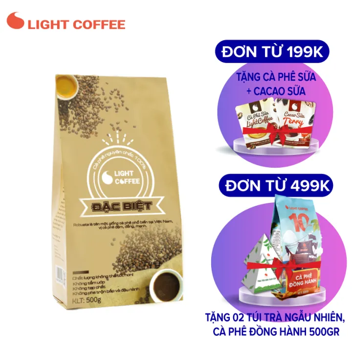 ロブスタコーヒー 100%ロブスタ豆 500g Light Coffee コーヒー豆
