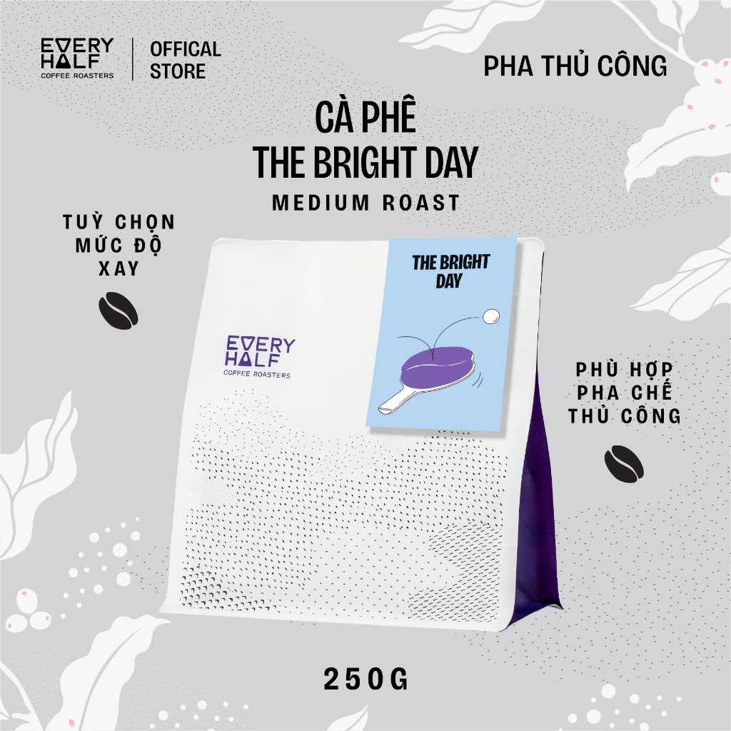 コールドブリュー専用 スペシャルティアラビカコーヒー豆 The Bright Day ミディアムロースト Every Half 250g (豆)