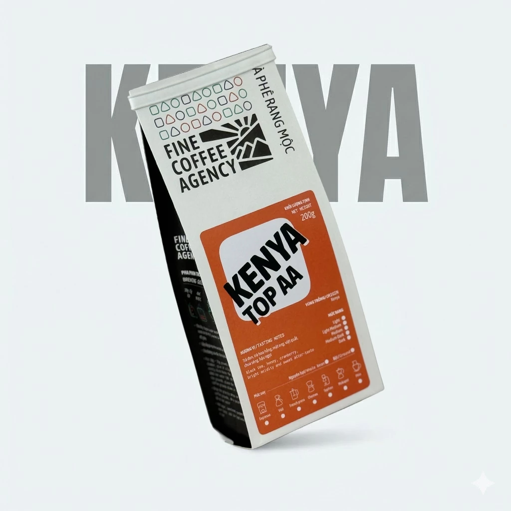 スペシャルティ ケニアAA コーヒー豆 (200g) - コールドブリュー＆手淹れ用 - 芳醇なベリー＆ワイン風味