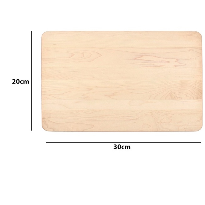 正方形、長方形の木製トレイ、食品保存、写真装飾、家の装飾 - まな板サイズ 30x20cm