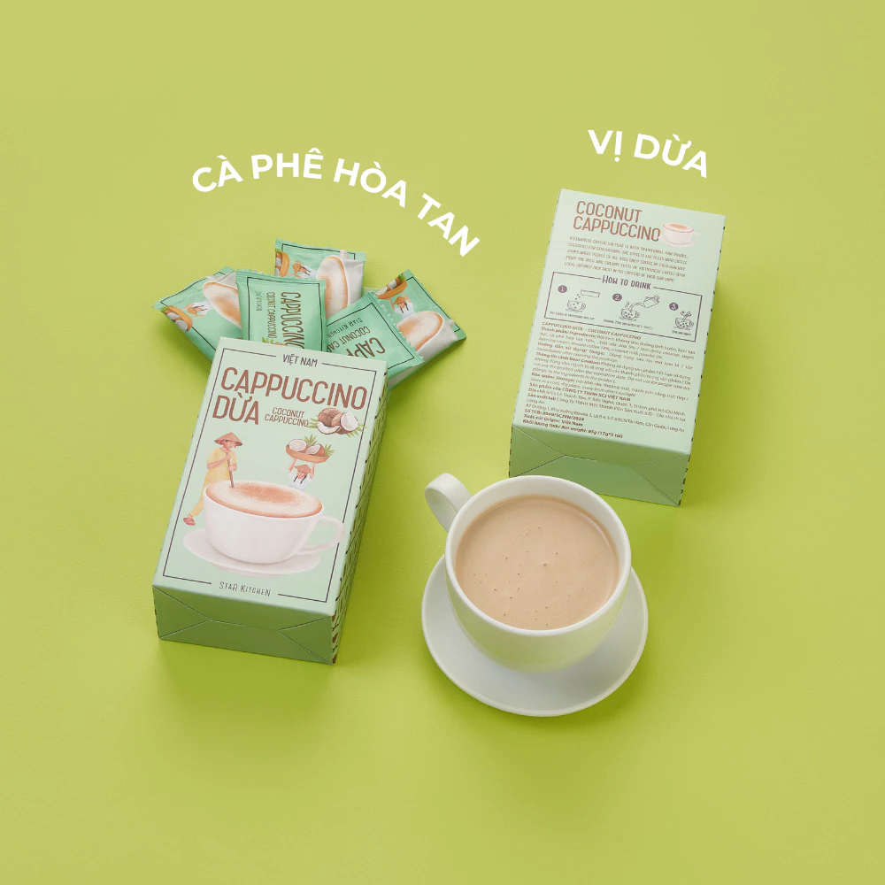 スターキッチン ココナッツミルク入りインスタントコーヒー 5袋セット