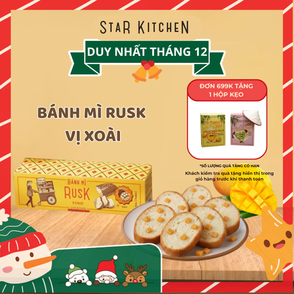 STAR KITCHEN サクサクマンゴーラスク - 完熟マンゴー香るバゲットトースト