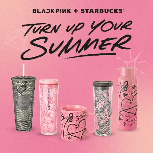 blackpink Starbucks 水筒