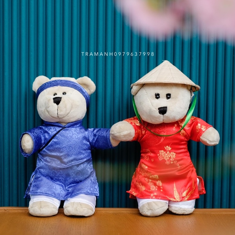 スターバックス ベアリスタベア ぬいぐるみ ベトナム限定青色