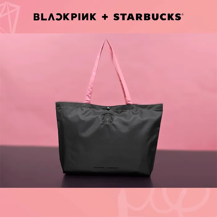 BLACKPINK×Starbucks トートバッグ発売日に韓国で購入しました