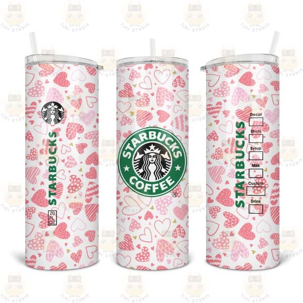 スターバックス バレンタイン ステンレスボトル 二重構造保温保冷 600ml ティーミースタジオ