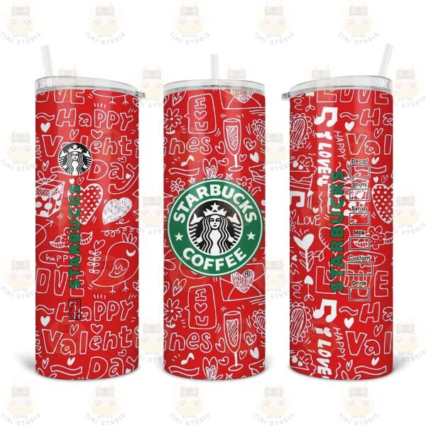 スターバックス バレンタイン ステンレスタンブラー 304ステンレス製 600ml ティミスタジオ