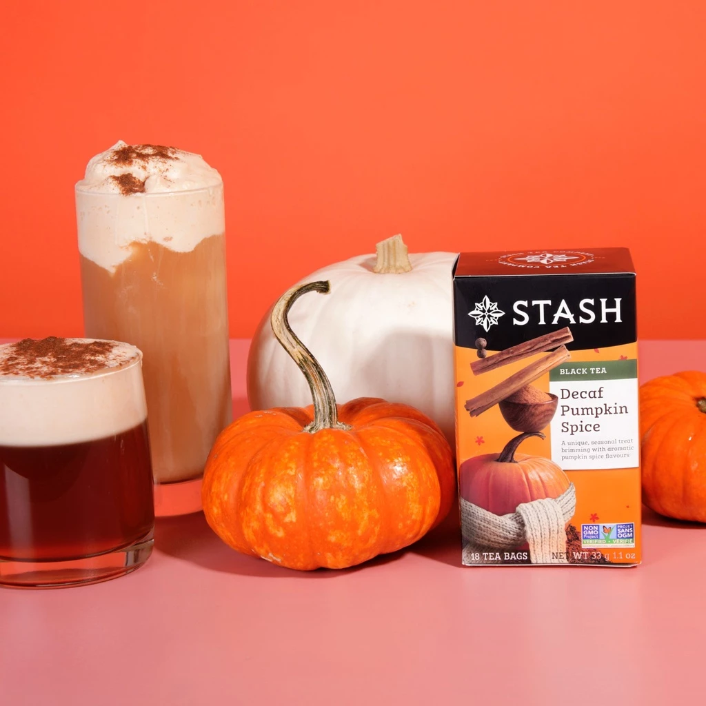 Stash（スタッシュ）デカフェ パンプキンスパイス ティーバッグ 20袋入 | 米国製 紅茶