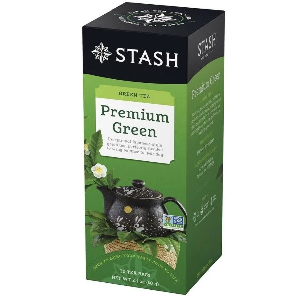 STASH プレミアムグリーン ティーバッグ 30袋入 - アメリカ産 緑茶