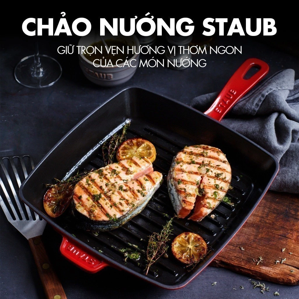 ストウブ (STAUB) 鋳物 スクエア グリルパン 26x26cm フランス製の通販