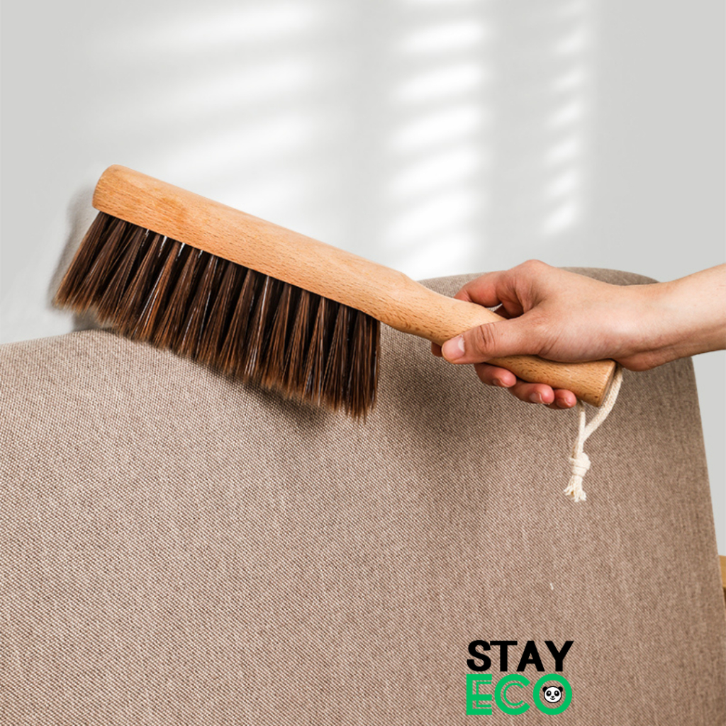 ダストブラシ 多機能 柔らかい木製ハンドル ソファベッド等用 STAY ECO