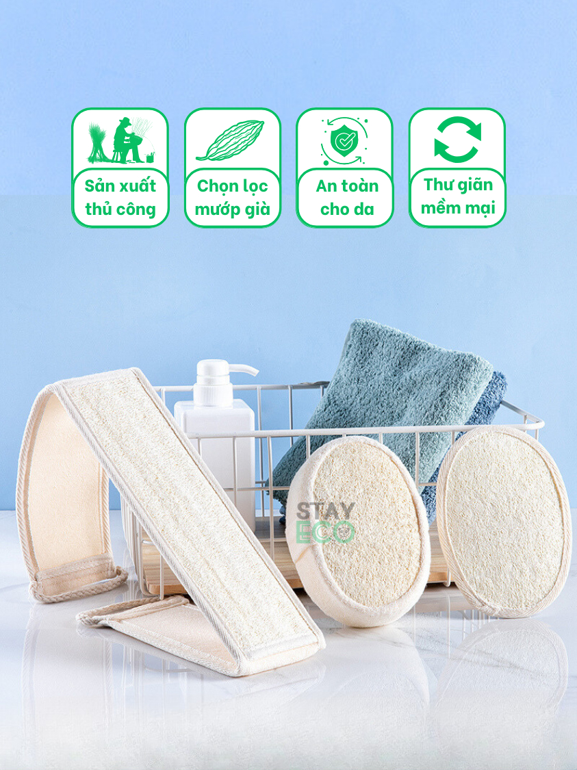 多目的スポンジ 天然素材 お風呂・食器用 STAY ECO