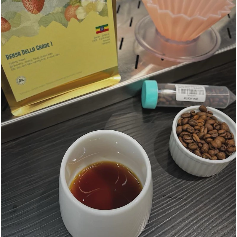 ストゥーピーダックス スペシャルティコーヒー エチオピア ベンサ シダマ ヘアルーム ナチュラル グレード1 プアオーバー用挽き豆 500g