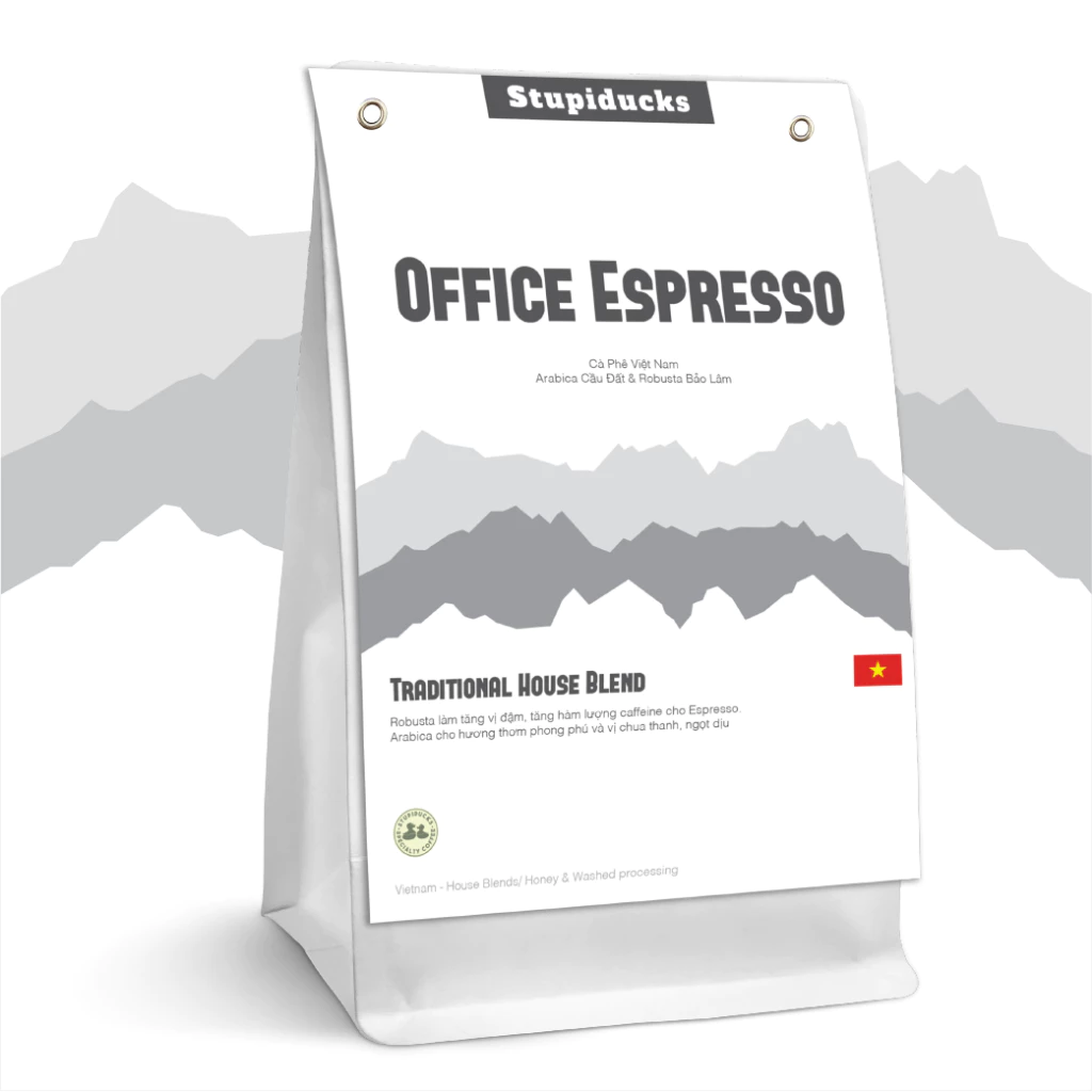 スチューピダックス スペシャリティコーヒー オフィスブレンド（ロブスタ＆アラビカ）細挽き フィルターコーヒー用 250g