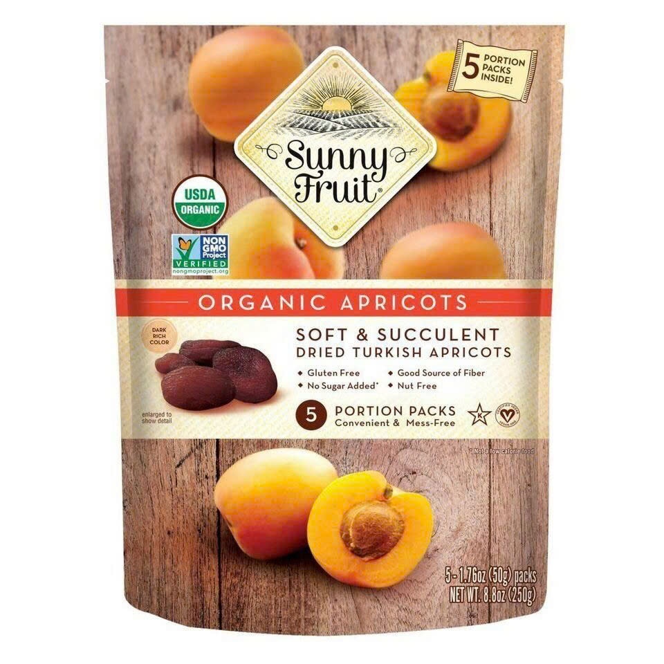 SUNNY FRUIT オーガニック ドライアプリコット 砂糖不使用 250g サニーフルーツ