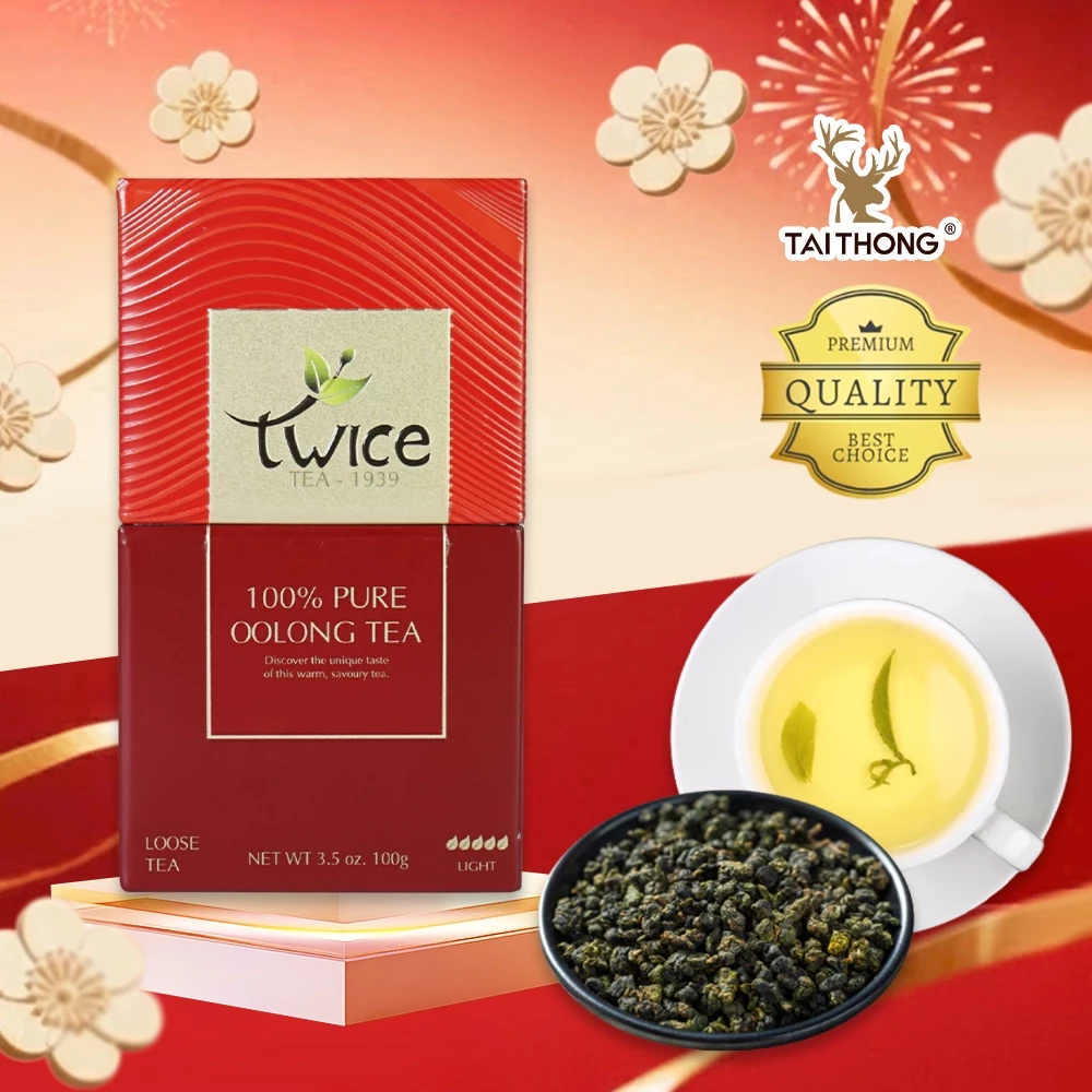 Tai Thong Twice 高級烏龍茶 100g プレミアム缶