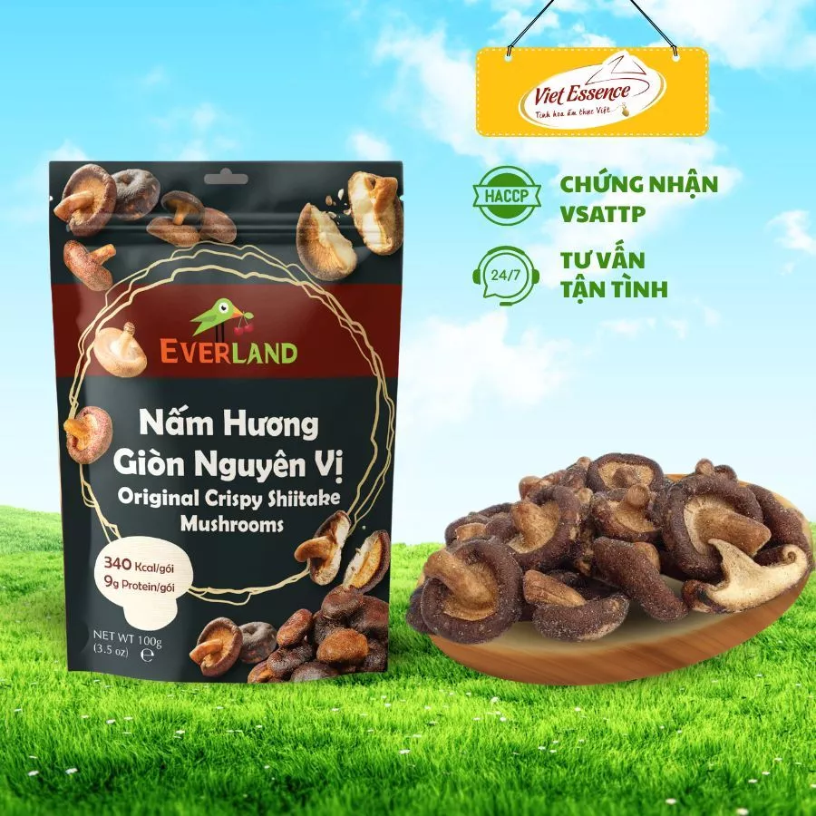 TAITHONG BAKERY 椎茸クリスピー 原味 100g | オフィスおやつ、しいたけスナック