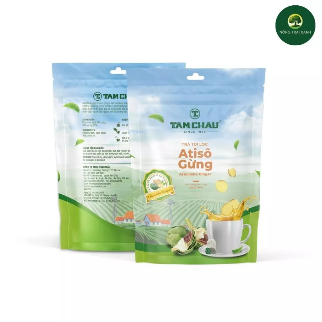 【タムチャウ】アーティチョークジンジャーティー ティーバッグ 自然な甘さで心も体もリフレッシュ