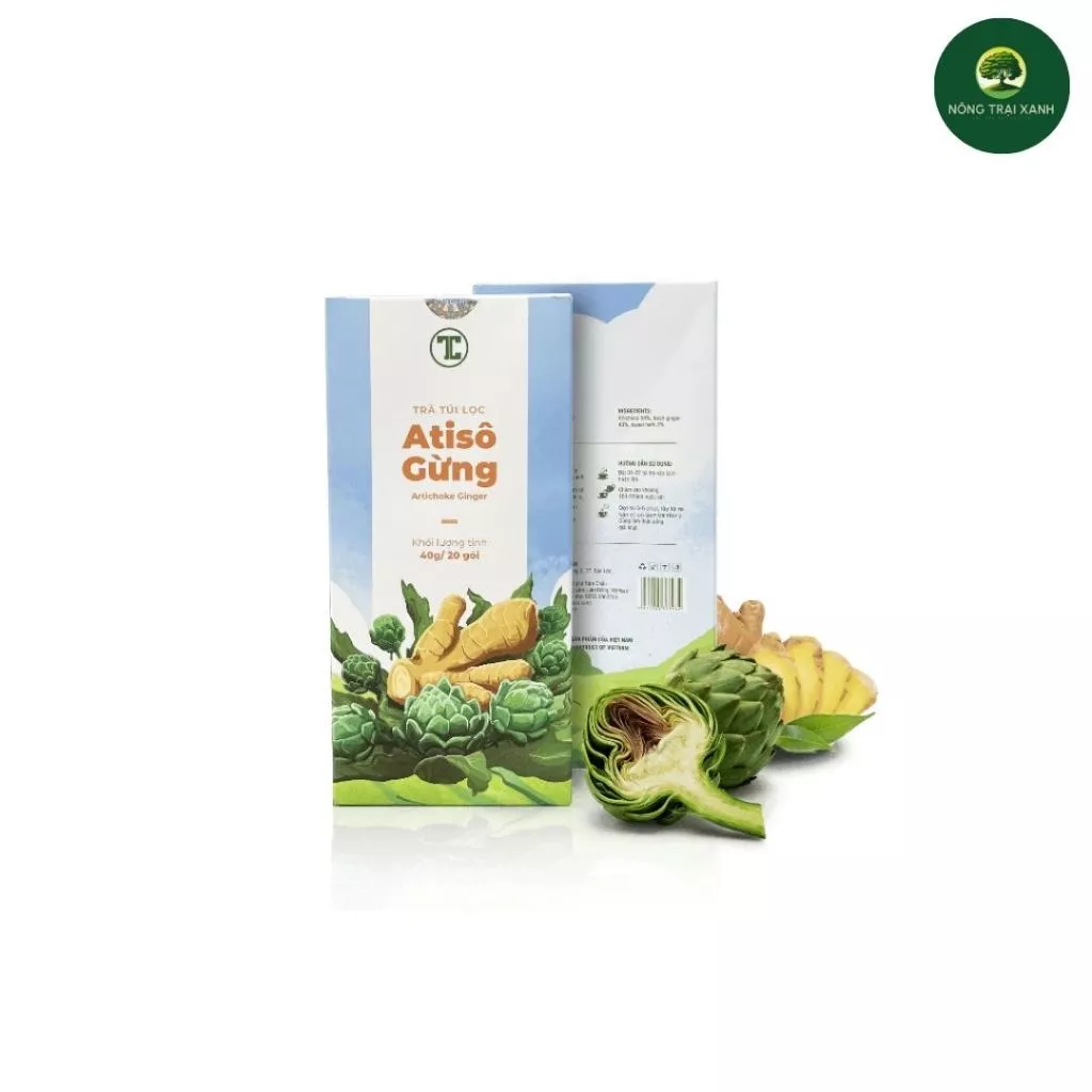 タムチャウ アーティチョーク＆ジンジャーティー 40g 天然甘み 肝臓デトックス 脂肪燃焼サポート