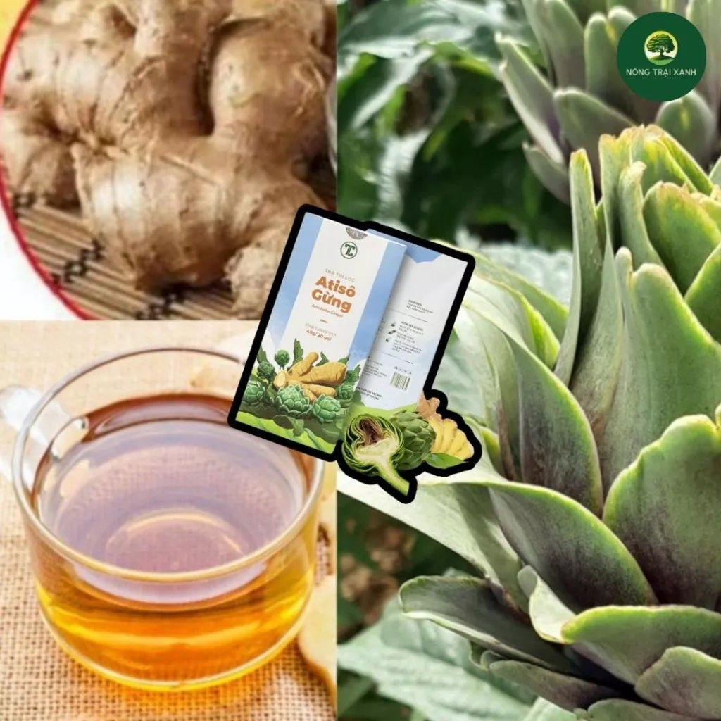 タムチャウ アーティチョーク＆ジンジャーティー 40g 天然甘み 肝臓デトックス 脂肪燃焼サポート