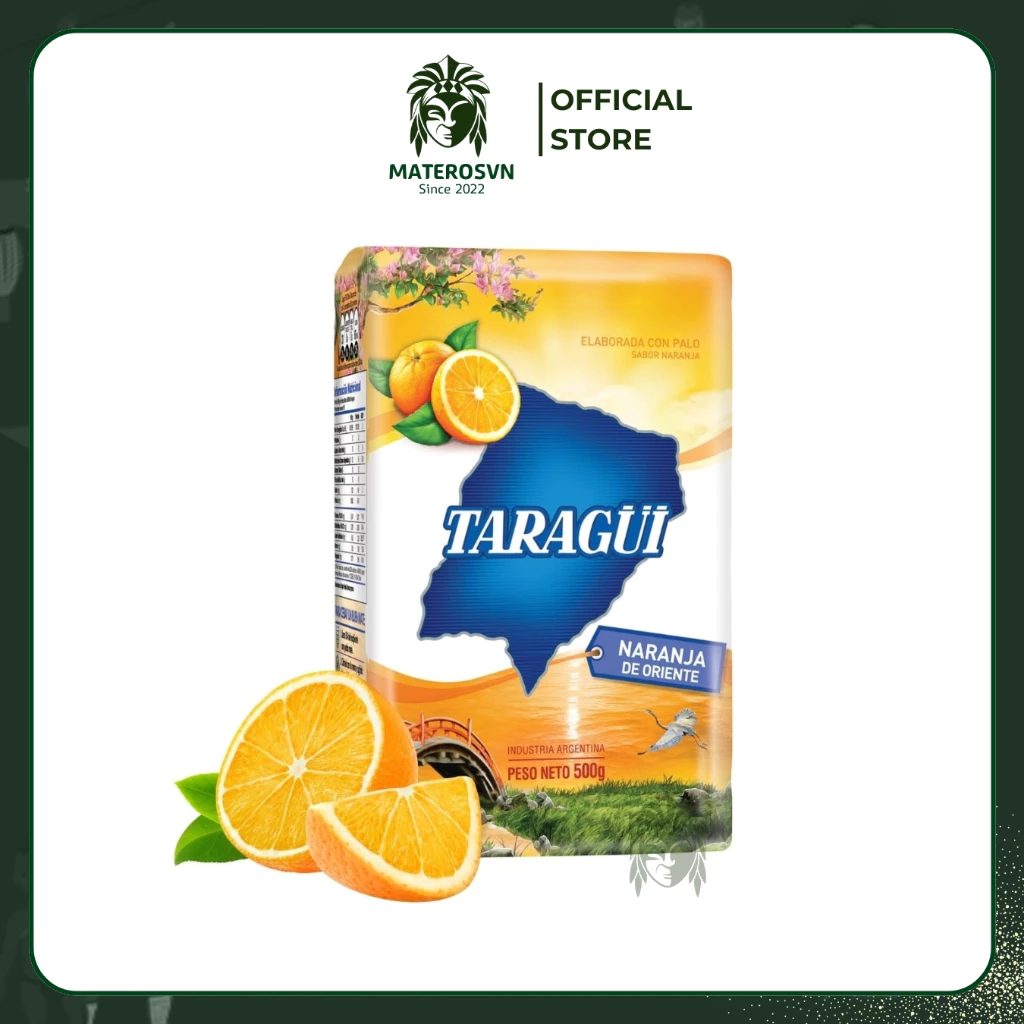 タラグイ オレンジマテ茶 (ナランハ・デ・オリエンテ) 500g | アルゼンチン直輸入 | 天然オレンジピール入りで優しい後味、ホットでもアイスでも美味しい！