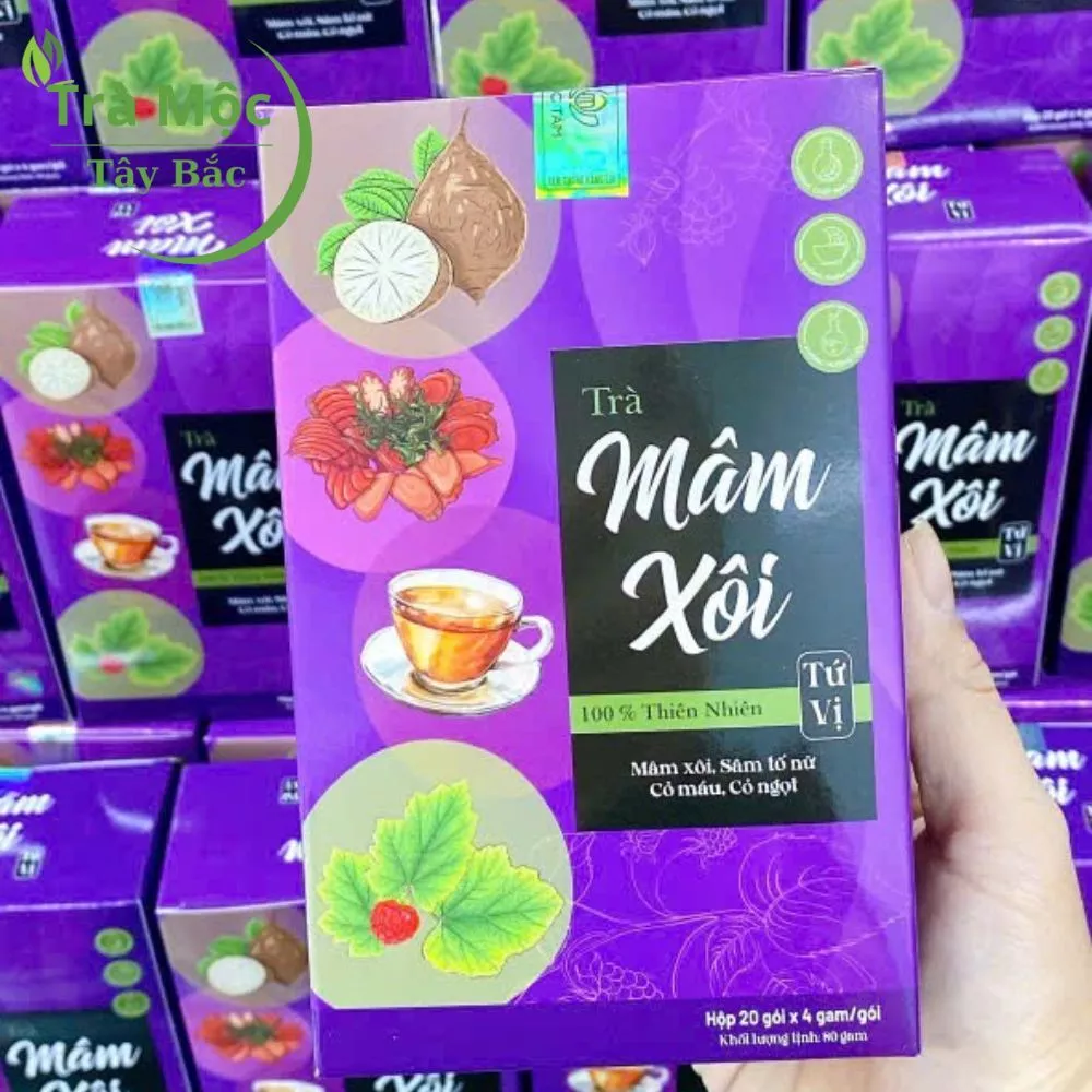 ベトナム北西部産 ラズベリー四種ハーブティー – 美容と健康のための便利なティーバッグ