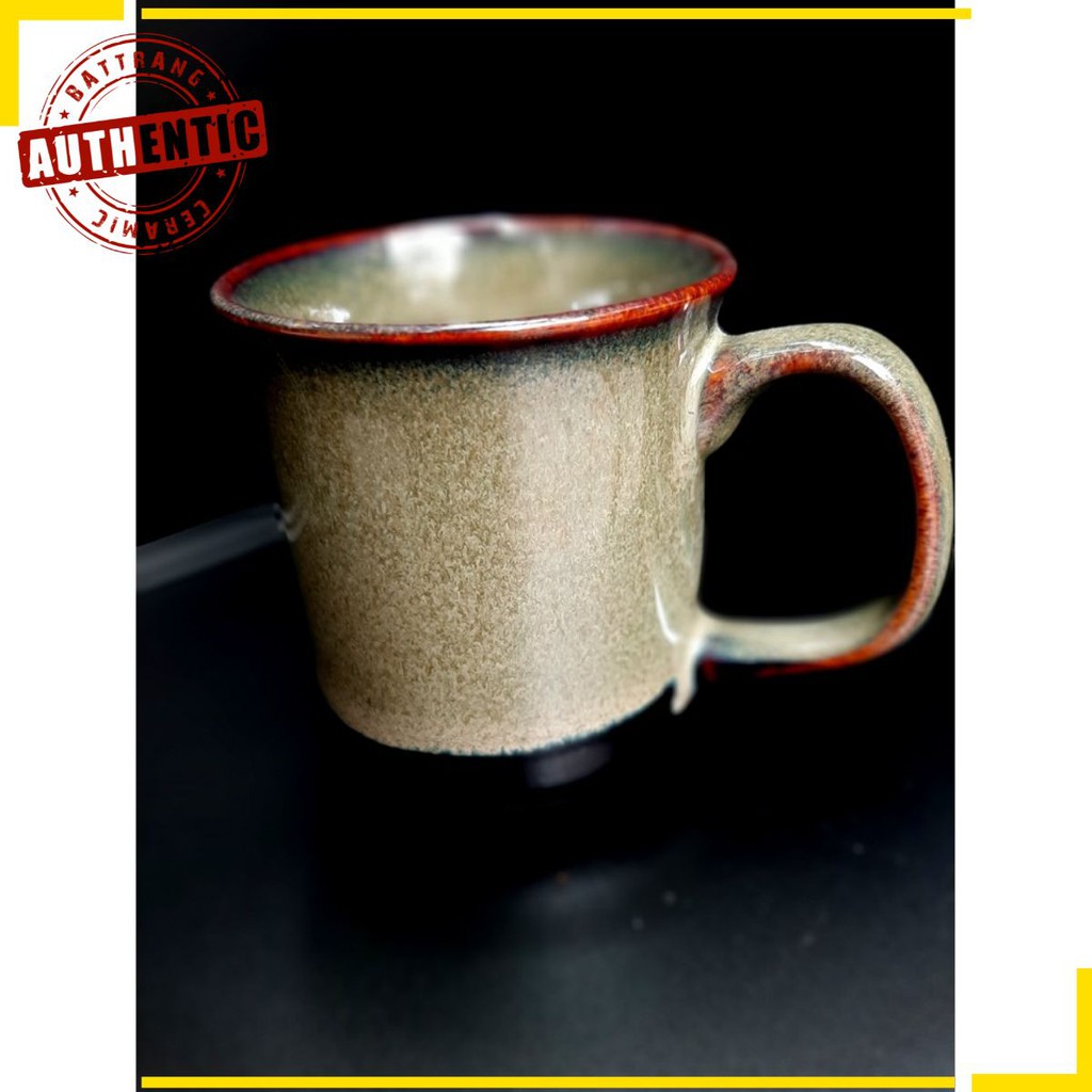 バッチャン焼き(陶器)のマグカップ OANH GIA AUTHENTIC BAT TRANG