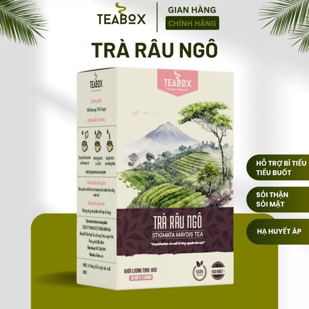 【Teabox】排出トラブル・胆石・黄疸対策に！トウモロコシのひげ茶 30袋入り x 5箱セット