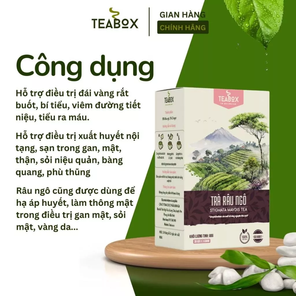 【Teabox】排出トラブル・胆石・黄疸対策に！トウモロコシのひげ茶 30袋入り x 5箱セット