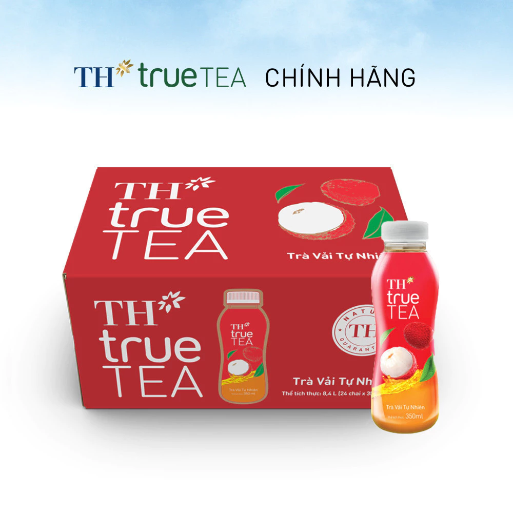 TH true TEA 天然ライチティー 350ml x 24本入りケース