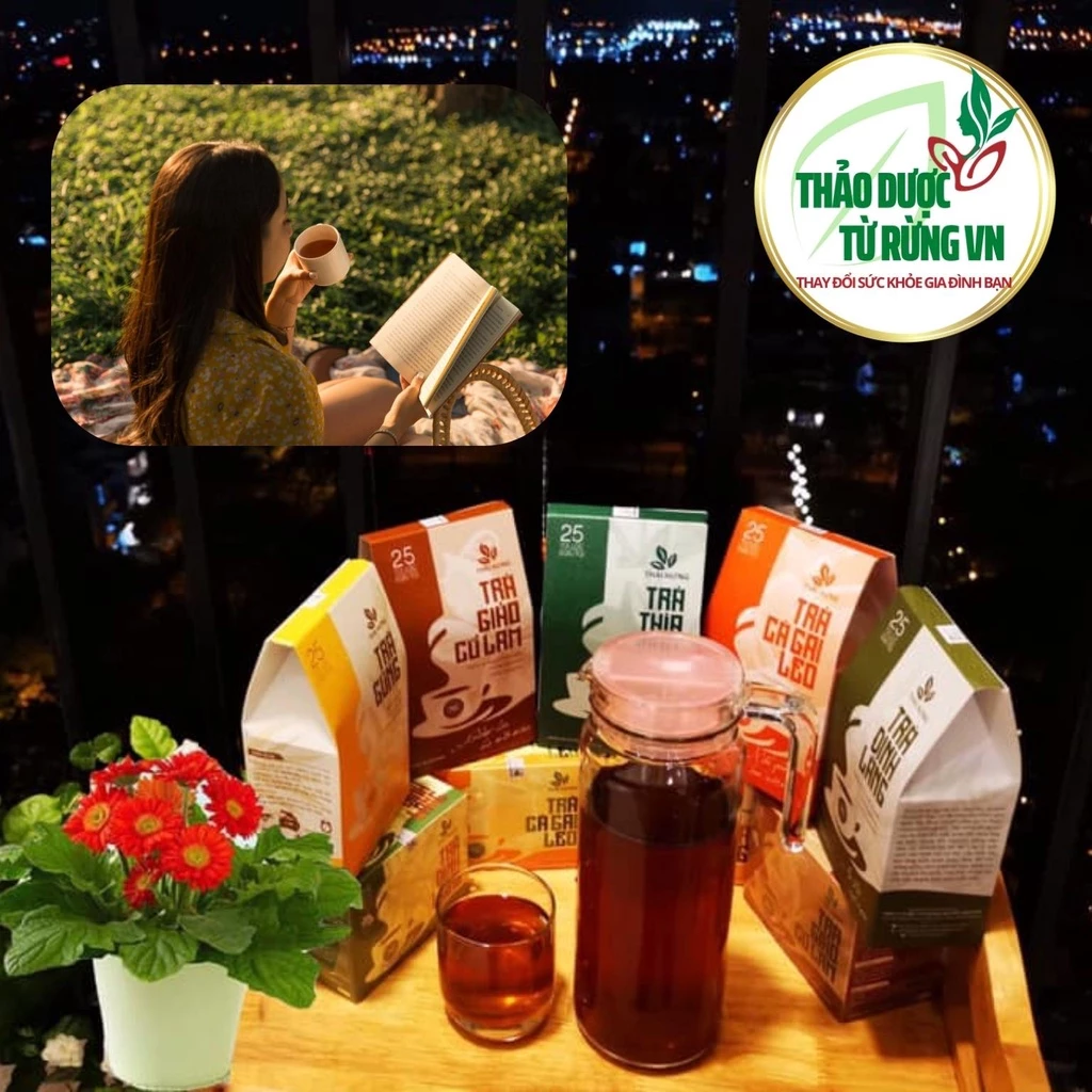 タイフン ディンラン茶 - 安眠・ストレス軽減ハーブティー (ベトナム産天然ハーブ100%) 25ティーバッグ 125g