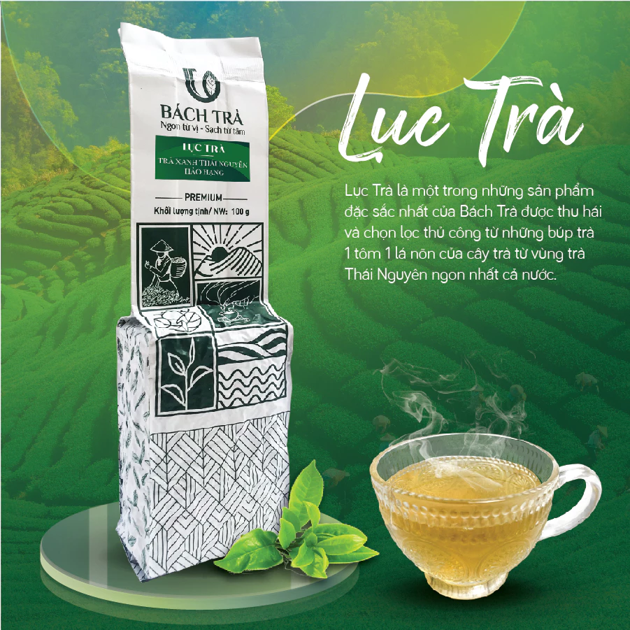 ベトナム タイグエン緑茶 | 上質で忘れられない伝統の味 | 真空パック 100g