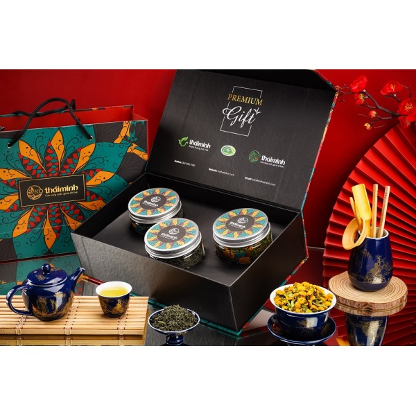 プレミアムティーギフトボックス 金花茶 1種類 Thai Minh