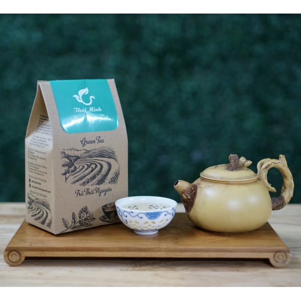 緑茶 100%タイグエン茶 100g 茶葉 Thai Minh