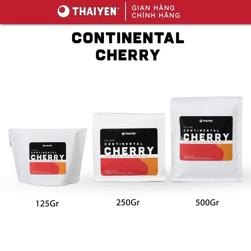 THAIYEN CAFE コンチネンタルチェリー 100% アラビカ種 スペシャルティコーヒー豆 125g
