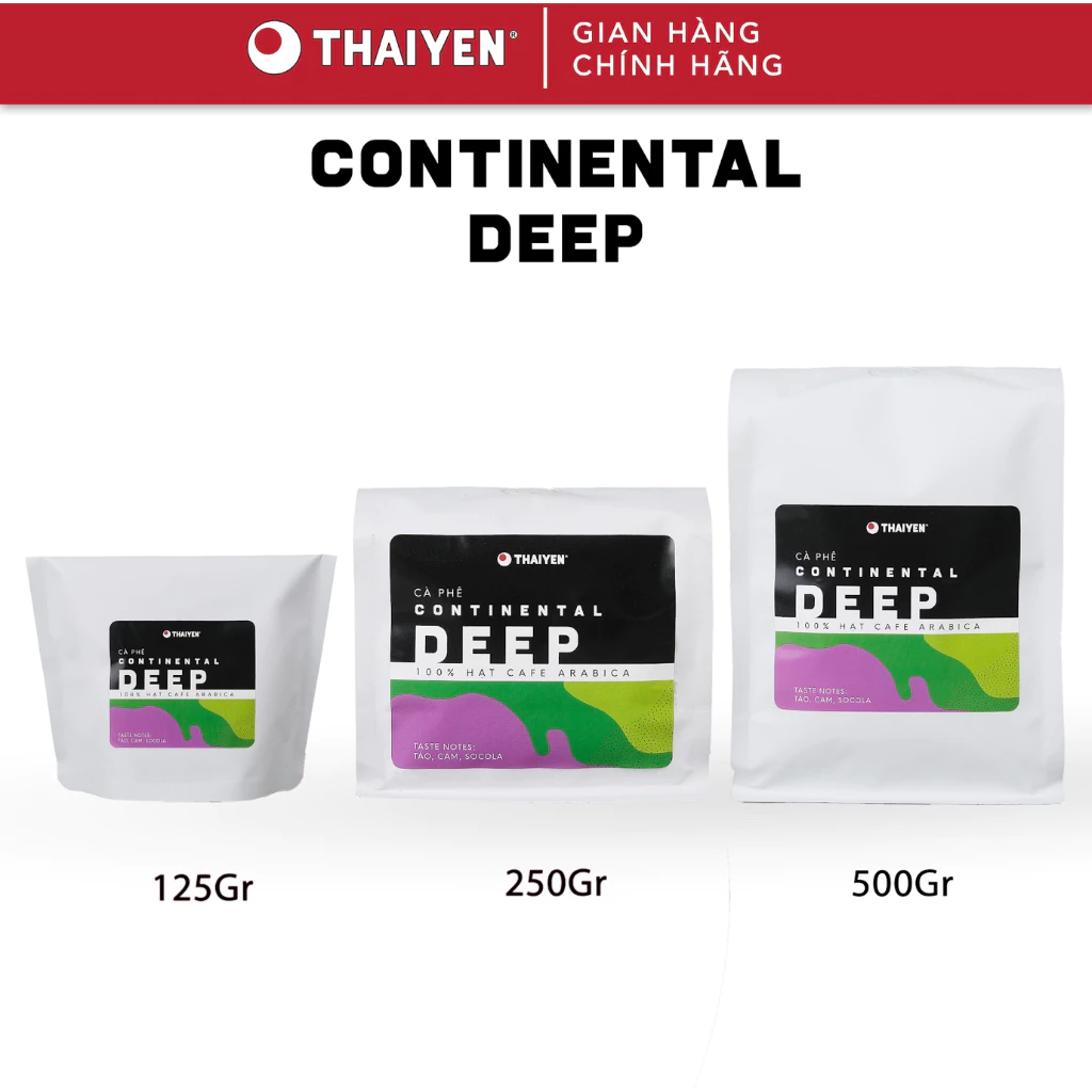 THAIYEN CAFE コンチネンタルディープ 100%アラビカ豆 コールドブリュー用挽き済みコーヒー 250g