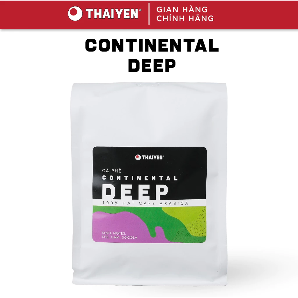 THAIYEN CAFE コンチネンタルディープ 100%アラビカ種 極深煎りホールビーン 500g