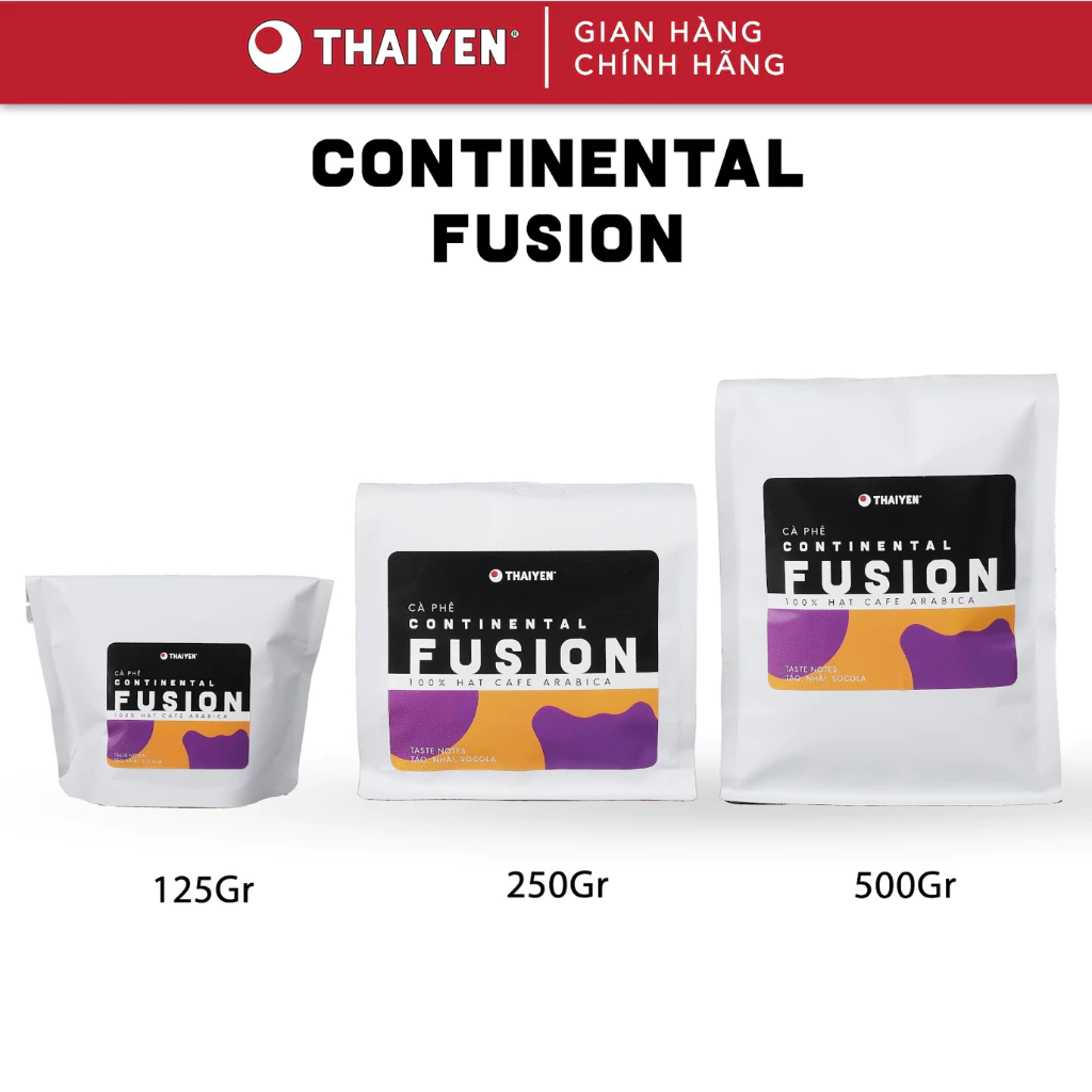 THAIYEN CAFE コンチネンタル・フュージョン 100%アラビカ ホールビーン コーヒー豆 125g