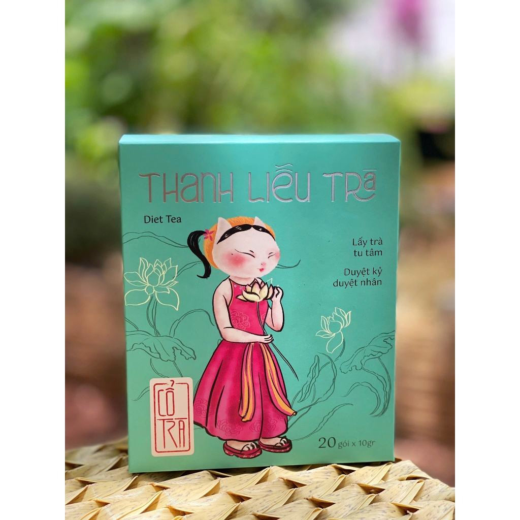 THANH LIỄU TRÀ Đẹp Dáng 乾燥したみかんの皮、サンチャ、ローズ、蓮の葉、桑の実 10袋入り