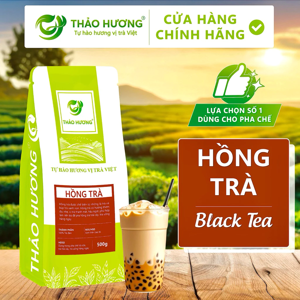 タオフォン紅茶 500g - 本格派ドリンク、ミルクティー、フルーツティー、オレンジ＆梅紅茶に