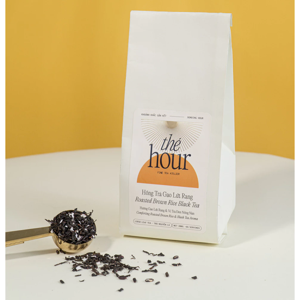 The Hour 香ばしい玄米茶 200g 大容量パック - デトックス＆コレステロールケア