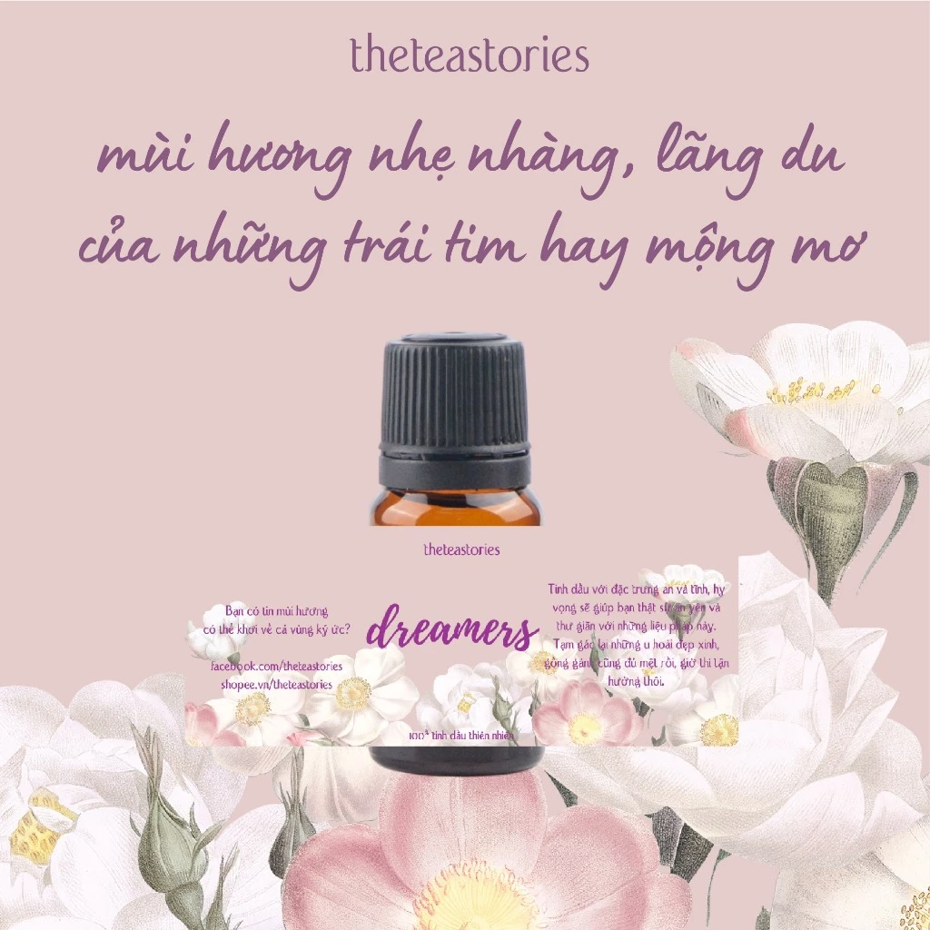 【The Tea Stories】ドリーマーズ リラックスアロマオイル 10ml