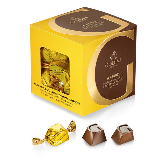 Gキューブ ミルクチョコレート 塩キャラメル 世界最高のチョコ 22個 GODIVA