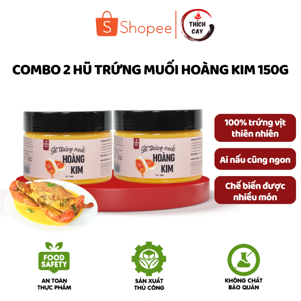 旨辛！黄金の塩卵ソース 150g x 2個セット – 貝・海鮮料理用