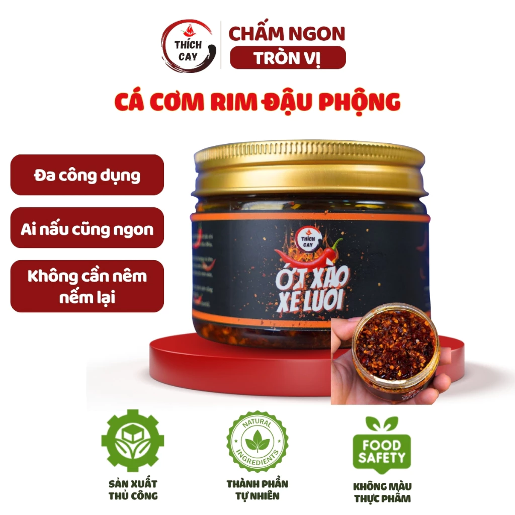 Thích Cay 舌を刺す激辛チリ炒めソース 150g