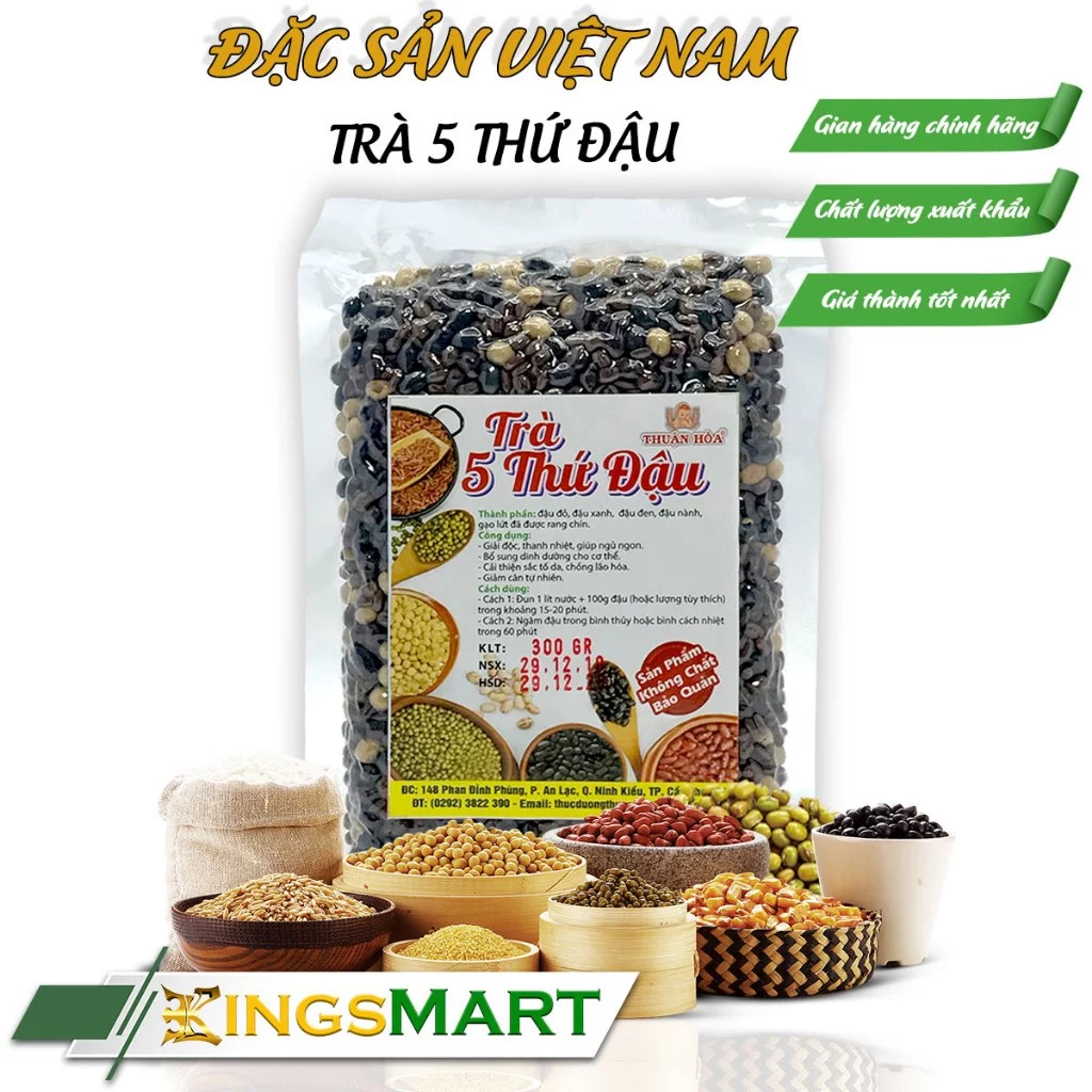 トゥアンホア 高級五種豆茶 – カントー特産 – 300g