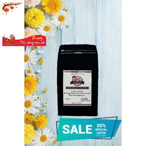 Thucoffee ベトナム産 ロブスタ焙煎コーヒー豆 250g (原種・無添加)